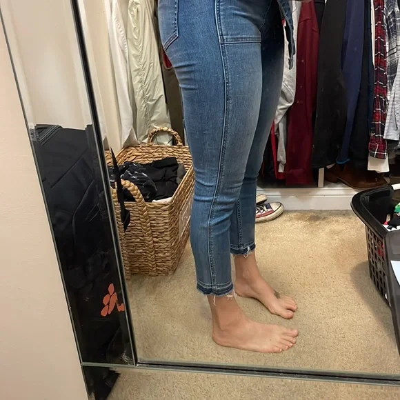 Madewell Blue Denim Overalls - Picture 7 of 7